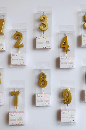 数字蜡烛（请备注数字）