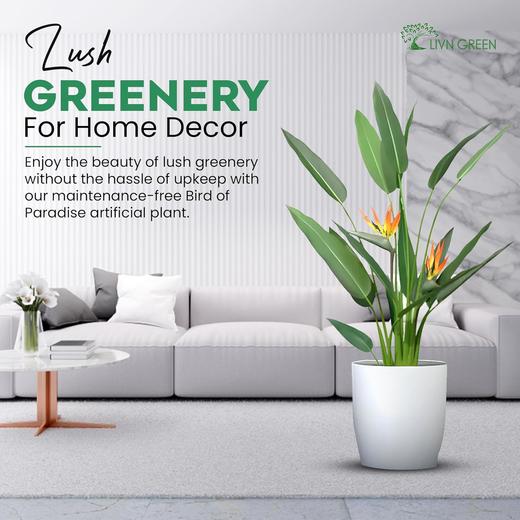 亚马逊 LIVN GREEN 仿生植物落地盆栽装饰 办公室客厅轻奢摆件 高140cm 商品图4