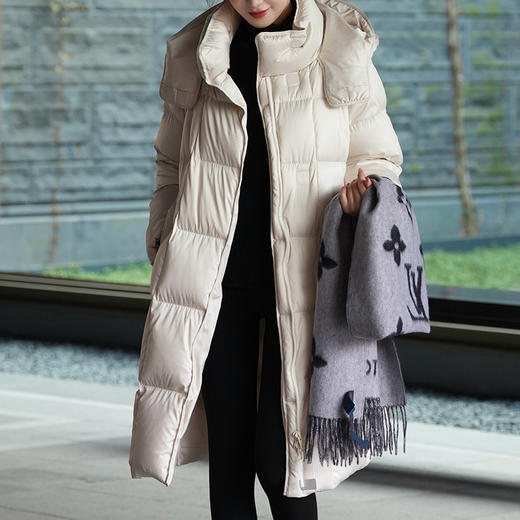 【预售7天】良木礼连帽鹅绒服（3182） 商品图0