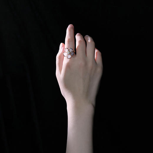 北京仓｜Gripoix Paris-Delicate-多色 花朵 戒指［法国设计师］ 商品图5