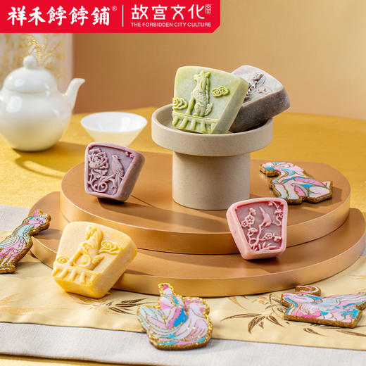 祥禾饽饽铺 2026年年货商务送礼 礼盒故宫文化瑞兽礼盒590克 商品图3