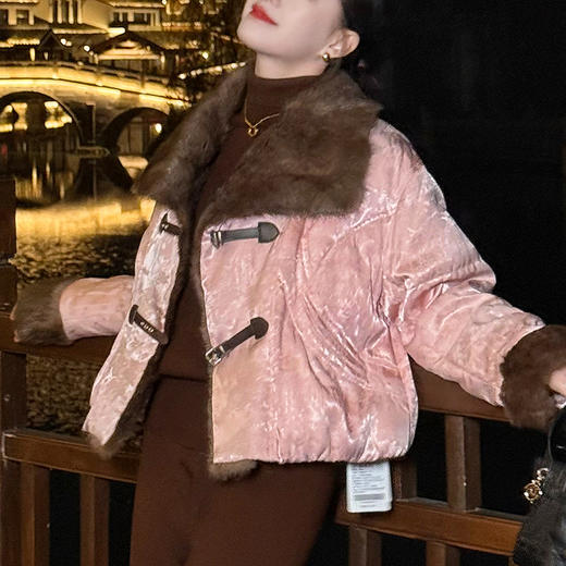 【特价不退换】预售7天】良木礼青根貂鹅绒服（3765） 商品图4