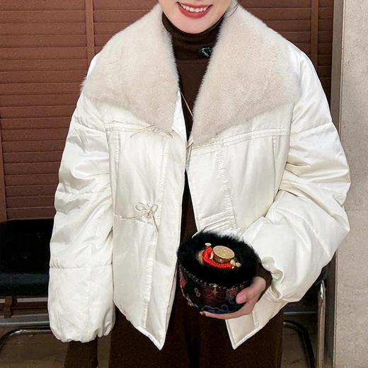 【特价不退换】【预售7天】良木礼水貂鹅绒服（3209） 商品图0