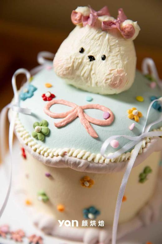 INS粉蓝丝带小熊 商品图1