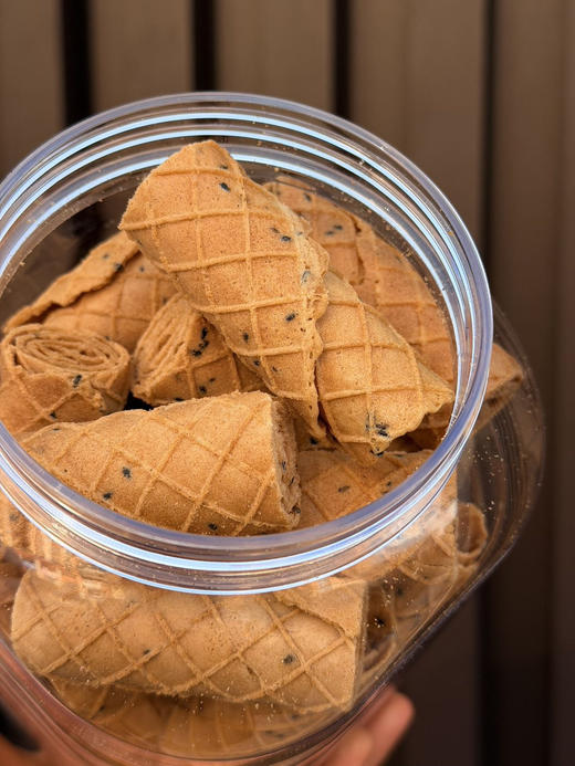 诸暨老式手工蛋卷  带着鸡蛋的焦香，咬一口嘎嘣脆，酥到掉渣！ 商品图3