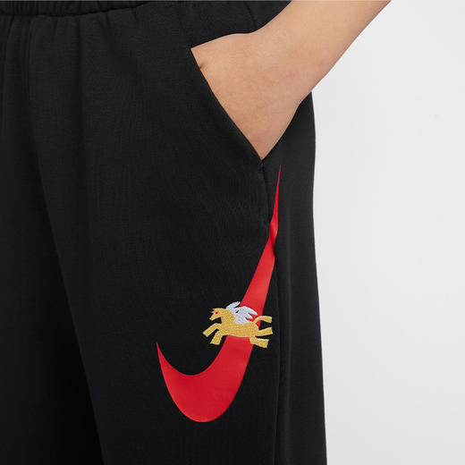 Nike Sportswear 马年限定脱缰系列新年款大童法式毛圈长裤 IQ3935 商品图2
