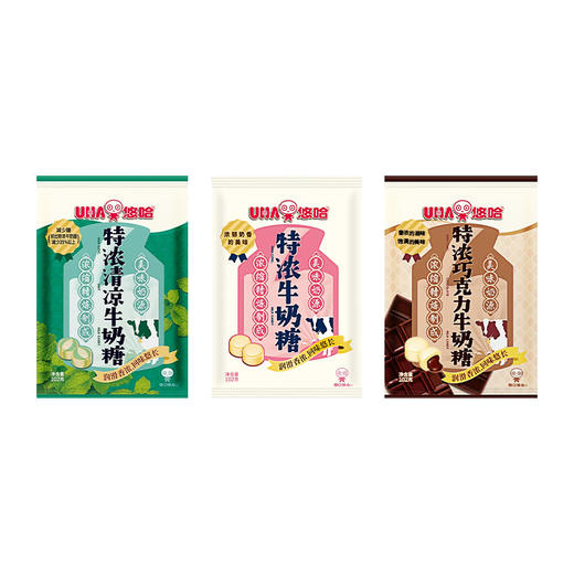 悠哈-特浓牛奶糖102g/袋【多种口味】 商品图5