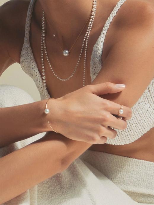 订购14周到｜Mizuki-淡水珍珠 钻石 14K黄金 戒指［美国设计师］ 商品图1