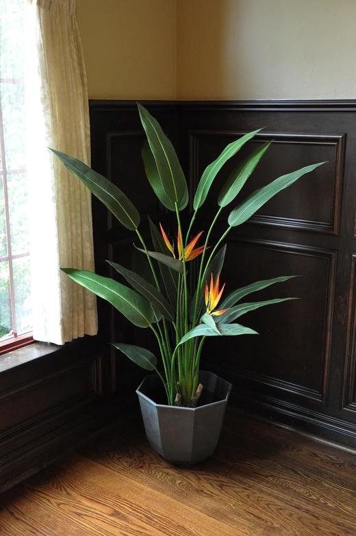 亚马逊 LIVN GREEN 仿生植物落地盆栽装饰 办公室客厅轻奢摆件 高140cm 商品图7