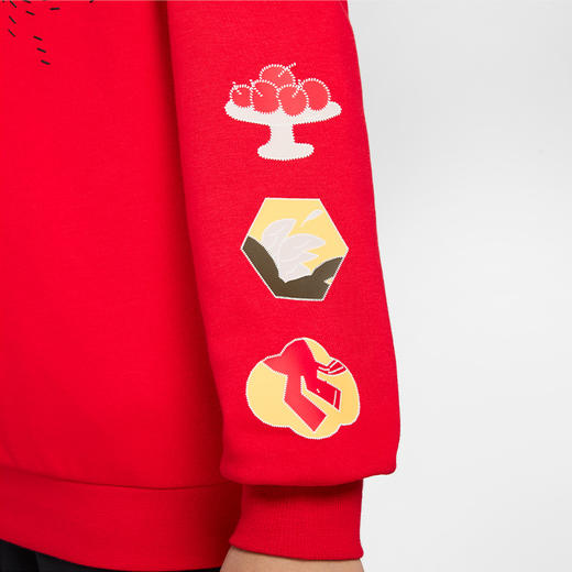 Nike Sportswear Club Fleece 马年限定脱缰系列新年款大童圆领加绒运动衫 IQ3931 商品图4