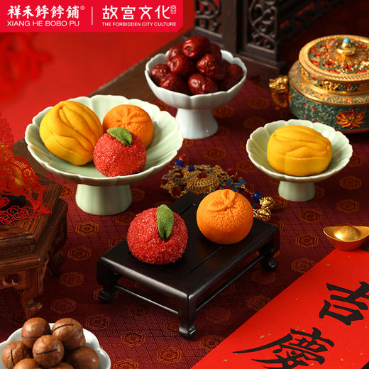 祥禾饽饽铺2026年年货礼盒 福果岁时记232克 商品图2