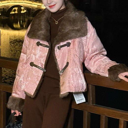 【特价不退换】预售7天】良木礼青根貂鹅绒服（3765） 商品图1