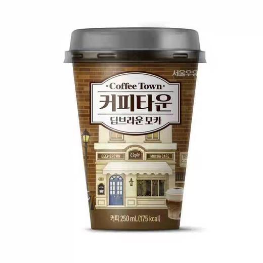 寿尔咖啡小镇摩卡味咖啡饮料커피타운모카커피250ML 商品图0