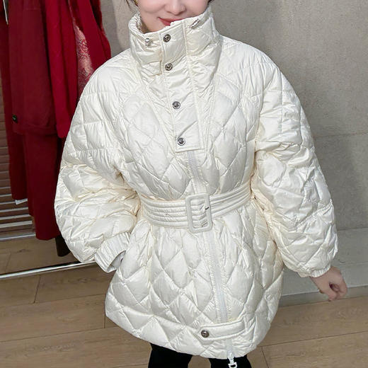 【预售7天】良木礼立领鹅绒服（腰带)（0301） 商品图5