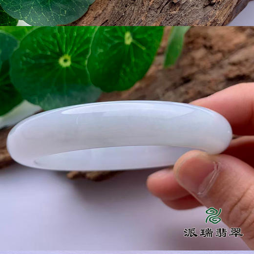 派瑞翡翠 翡翠手镯 糯种 浅紫 商品图2