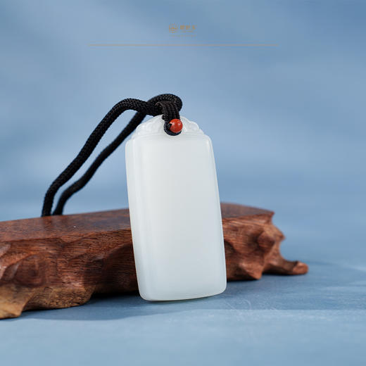 「岁无虞」系列【九万里】羊脂白玉无事牌 商品图1