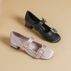 Westory2026年春季缎面低跟小方头双带玛丽珍鞋通勤百搭浅口单鞋W26AE50231 商品缩略图8