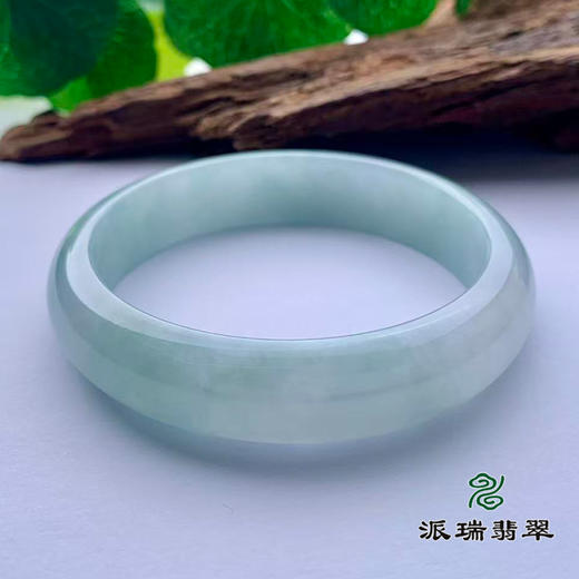 派瑞翡翠 翡翠手镯 糯种 飘花 商品图1