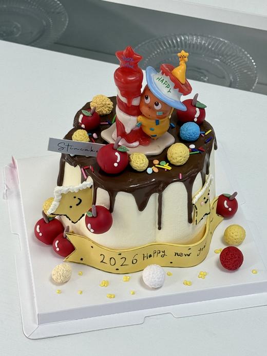 卡通许愿星星人蛋糕 商品图0