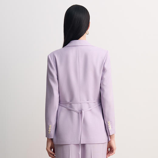 EITIE爱特爱醋纤通勤时尚干练气质一粒扣西装外套2026春季新款8503211 商品图5