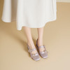 Westory2026年春季缎面低跟小方头双带玛丽珍鞋通勤百搭浅口单鞋W26AE50231 商品缩略图2