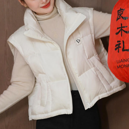 【特价不退换】【预售7天】良木礼鹅绒马甲(D25103431) 商品图2