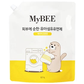 MyBEE幼儿柔顺剂婴儿棉香2.1L마이비 유아유연제 베이비코튼향