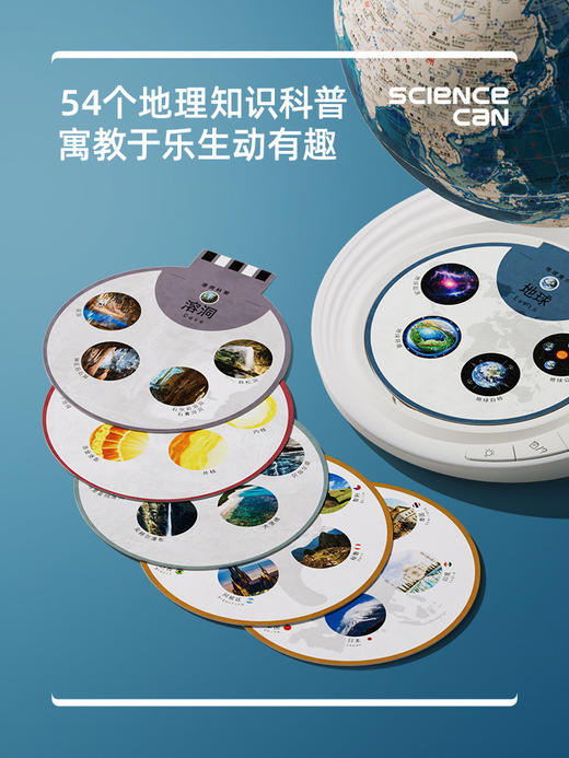 W-KXGT-科学罐头-地心探索科普地球仪 商品图3