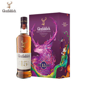 【行货】礼盒版   苏格兰格兰菲迪15年单一麦威士忌 700ml*1瓶