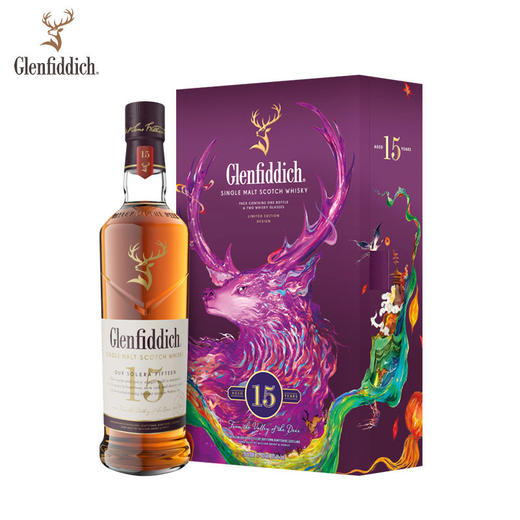 【行货】礼盒版   苏格兰格兰菲迪15年单一麦威士忌 700ml*1瓶 商品图0