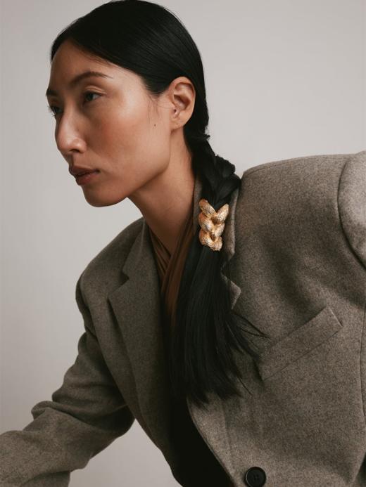 订购8周到｜LELET-Braided-编织马尾 金色 设计感 头饰［美国设计师］ 商品图2