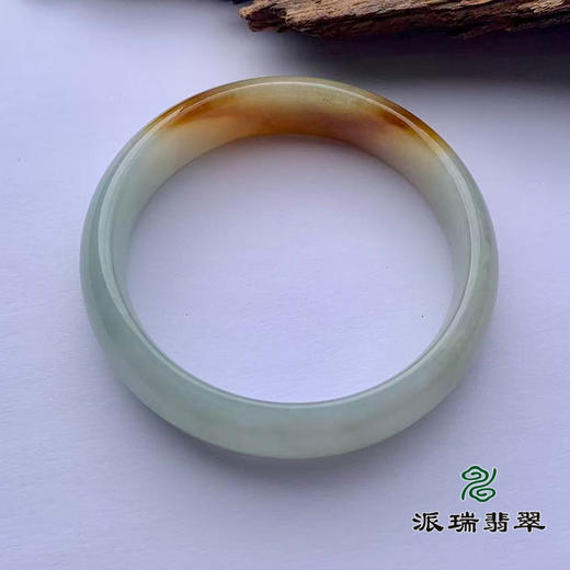 派瑞翡翠 翡翠手镯 糯种 红翡 商品图2