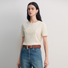EITIE爱特爱简约logo印花短袖T恤女宽松显瘦圆领上衣2026春季新款8502203 商品缩略图6