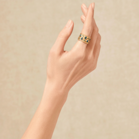 北京仓｜Tityaravy-HENG-伦敦蓝托帕石 戒指［法国设计师］