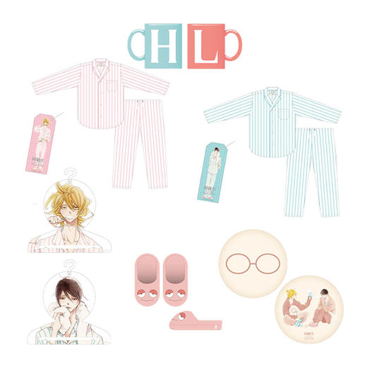 【GSC全款预售】同级生 字母马克杯/睡衣/衣架/光的柔软拖鞋/利人的靠垫 GSM 商品图4