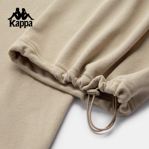 Kappa 运动长裤女新款休闲针织直筒裤宽松刺绣束脚裤子K0G22AK84 商品图4