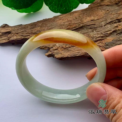 派瑞翡翠 翡翠手镯 糯种 红翡 商品图3