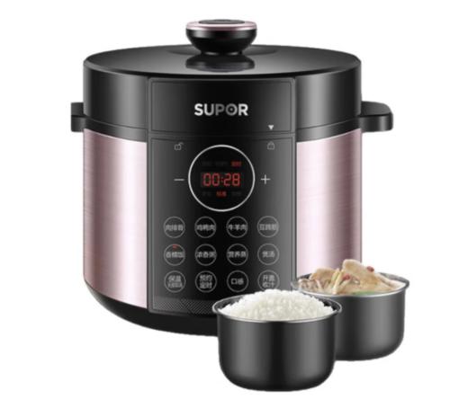 苏泊尔（510729）SY-50YC4009电压力锅家用5L双胆全自动智能 商品图0