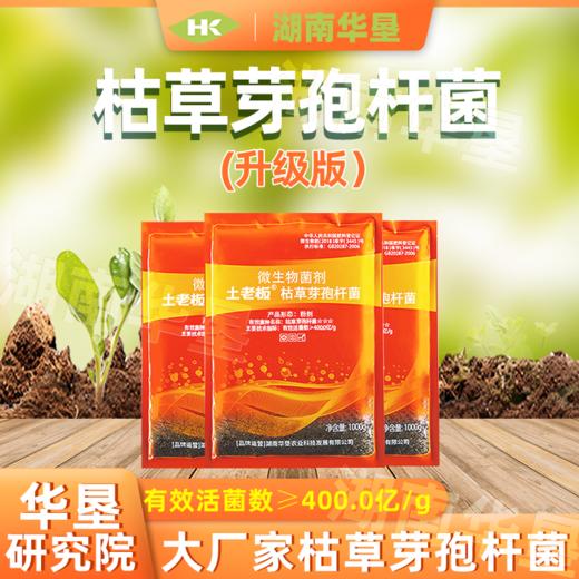 土老板枯草芽孢杆菌农用种植肥料预防根腐黑腐茎腐病绿色有机养花1000克/包 商品图0