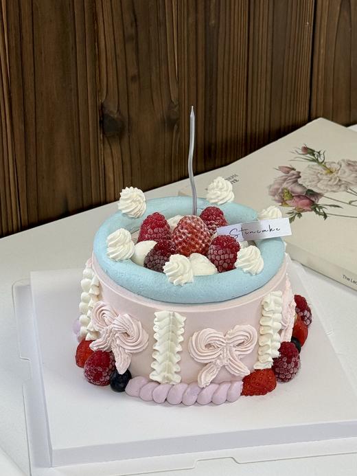树莓ins奶油蛋糕 商品图0