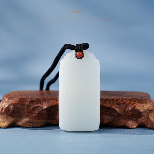 「岁无虞」系列【九万里】羊脂白玉无事牌 商品图5