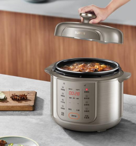 苏泊尔（510730）SY-50YC16电压力锅5L全自动智能预约家用煲汤多功能面板易清洁双内胆压力锅电饭煲高压锅3-6人 商品图1