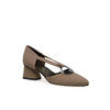 豪麟名鞋BRUNATE女鞋玛丽珍织物51509咖啡 商品缩略图0