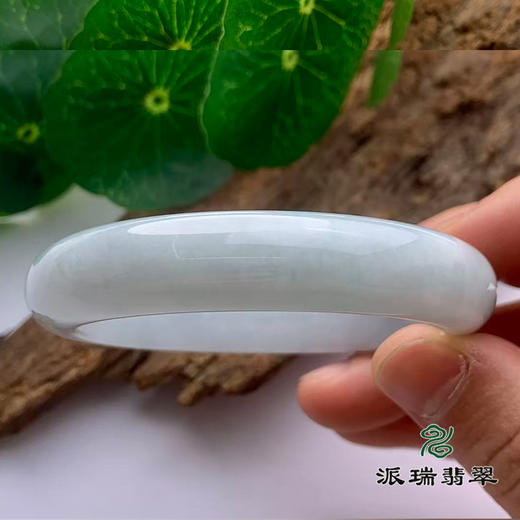 派瑞翡翠 翡翠手镯 糯种 飘花 商品图2