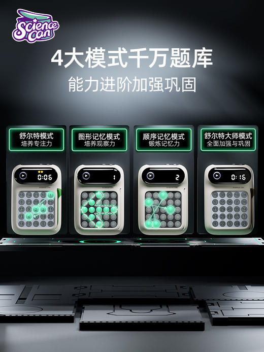 W-KXGT-科学罐头-舒尔特方格儿童专注力训练器 商品图1
