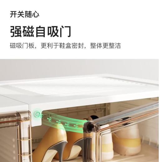 蚂蚁盒子鞋柜鞋盒 收纳盒 2列6门 商品图4