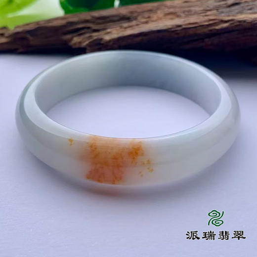 派瑞翡翠 翡翠手镯 糯种 红翡 商品图3