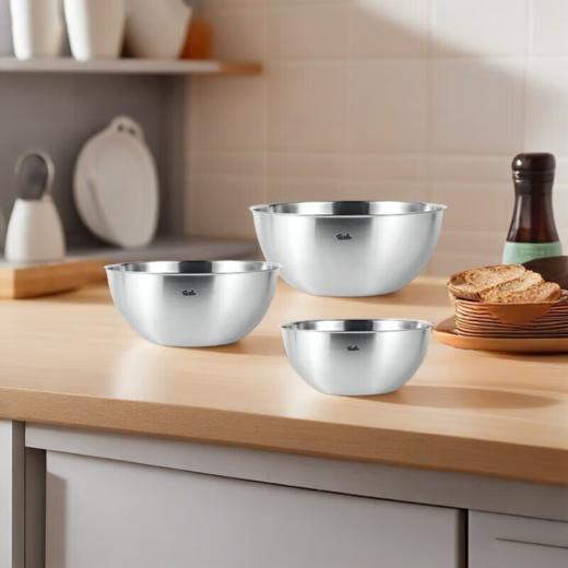 菲仕乐不锈钢果蔬篮滤水篮两件组24CM 商品图5