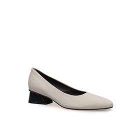 豪麟名鞋BRUNATE女鞋皮鞋织物32309米白色