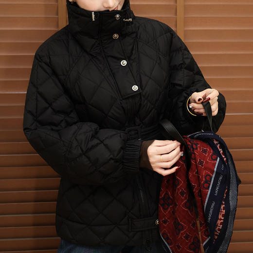 【预售7天】良木礼立领鹅绒服（腰带)（0301） 商品图0